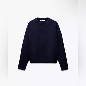 Zara BASIC SOFT KNIT SWEATER